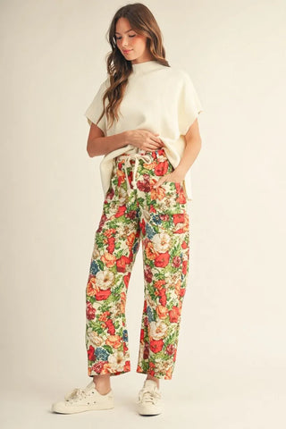Floral for Fall Pants