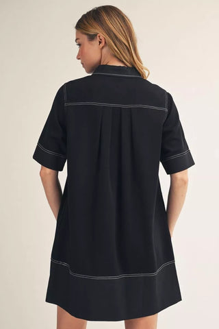 Midnight Stitch Dress