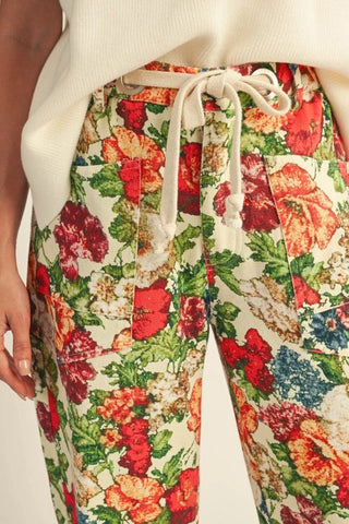 Floral for Fall Pants