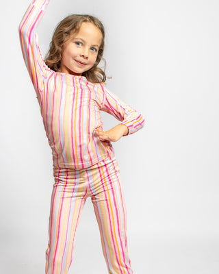 Kid's Addie Stripe Pajamas