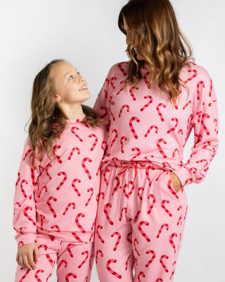 Girl's Candy Cane Wishes Lounge Set