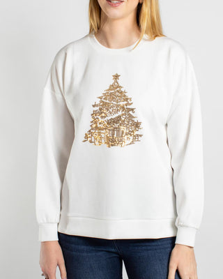 Stockbridge Tree Sequin Sweatshirt