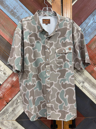 The Cole Camo Button Up