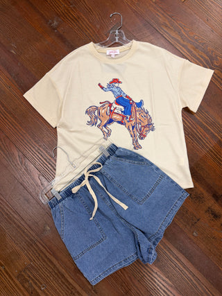 American Dream Denim Shorts - Medium