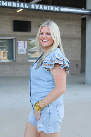 Karly Top - Burnt Orange