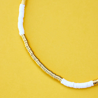 Gold & White Pisa Choker | Pura Vida