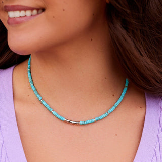 Turquoise Bead Choker | Pura Vida