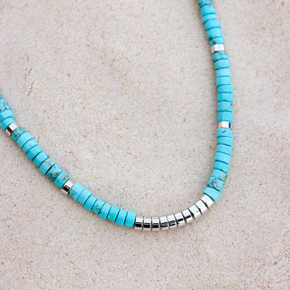 Turquoise Bead Choker | Pura Vida