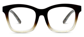 To the Maximalist - Coffee/Clear Glitter