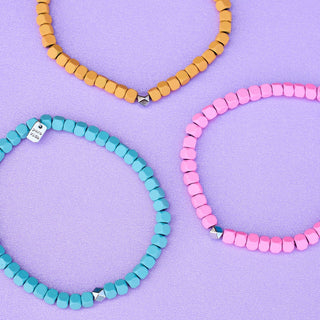 Pink Hematite Stretch Bracelet | Pura Vida