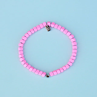 Pink Hematite Stretch Bracelet | Pura Vida