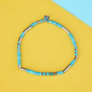 Turquoise Bead Anklet | Pura Vida