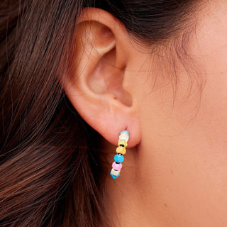 Bahama Bead Hoop Earrings | Pura Vida