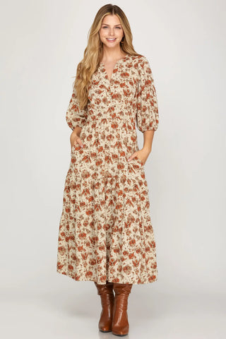 Falling For Florals Dress