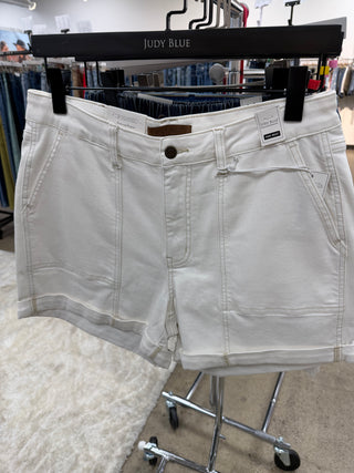Aurora Weekender White Judy Blue Shorts