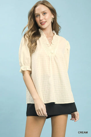 Soft Bloom Top - Cream