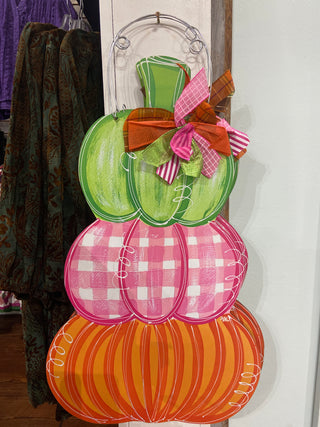 Stacked Pumpkins - Pink