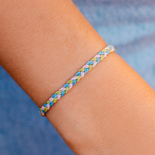 Mental Health Awareness Mini Braided Bracelet - Pura Vida