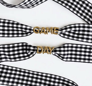 Game Day Gingham Shoe Lace - PREORDER