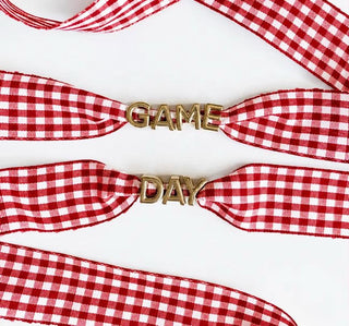 Game Day Gingham Shoe Lace - PREORDER