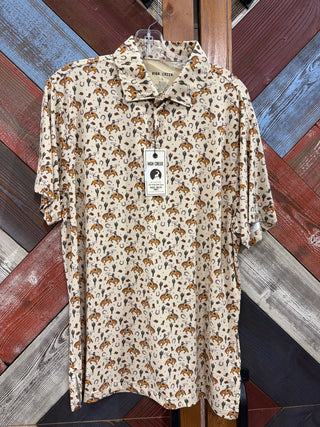 Rodeo Days Printed Polo