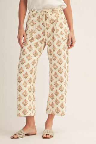 Flo Floral Barrel Pants