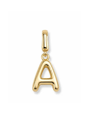 Bubble Initial Clip Charm