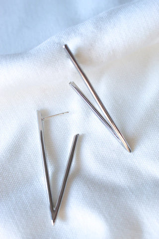 Bowen Silver Earrings