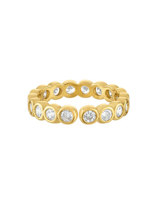 Cece Bezel Circle Ring
