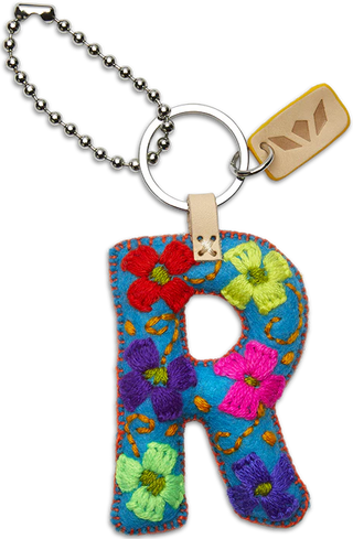 Turquoise Felt Alphabet Charms | Consuela