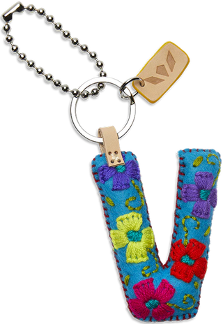 Turquoise Felt Alphabet Charms | Consuela