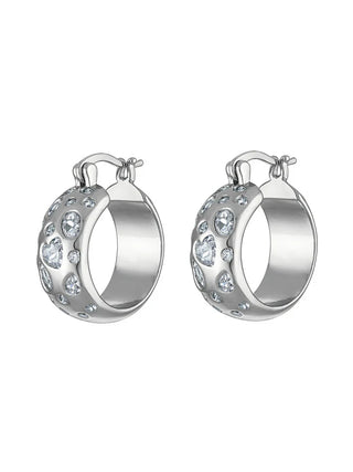 Claire Silver Hoops