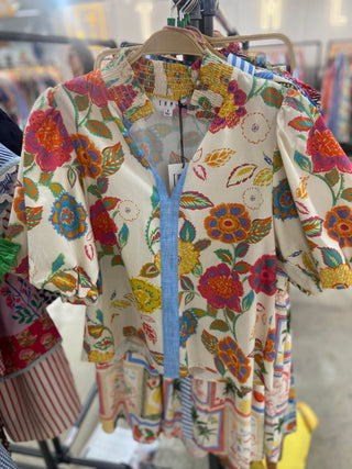 Pretty in Primrose Floral Top