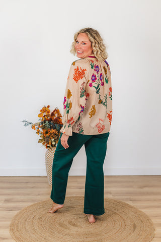 Pumpkin Dulce Top - Tan Mix