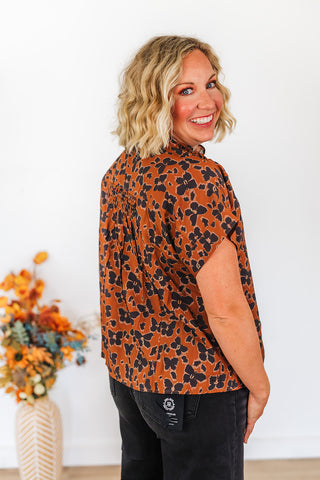 Spread Your Wings Top - Brown
