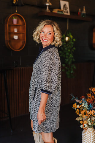 Fall State Of Mind Dress - Black