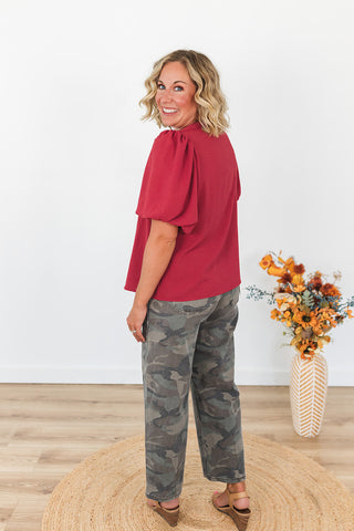 Ruthie Ruffle Top