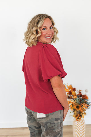 Ruthie Ruffle Top
