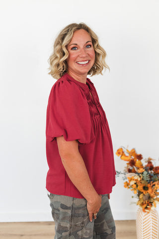 Ruthie Ruffle Top