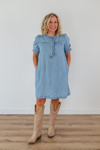 Living Free Denim Dress