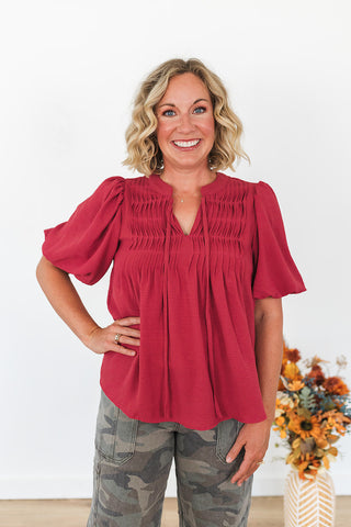 Ruthie Ruffle Top