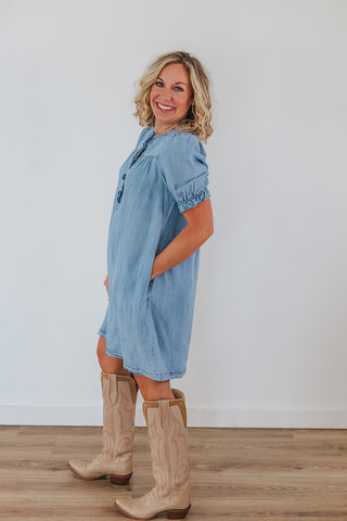 Living Free Denim Dress