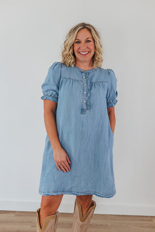 Living Free Denim Dress