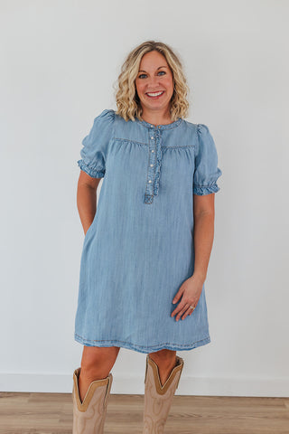 Living Free Denim Dress