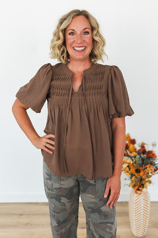 Ruthie Ruffle Top