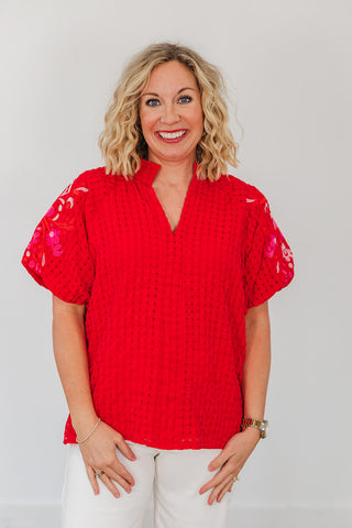 Havannah Top - Red