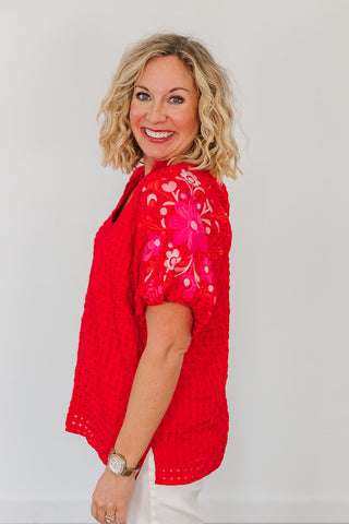 Havannah Top - Red