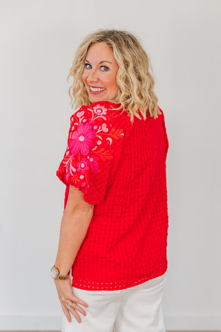 Havannah Top - Red
