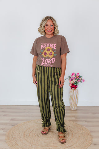 Praise The Lord Tee - Washed Espresso