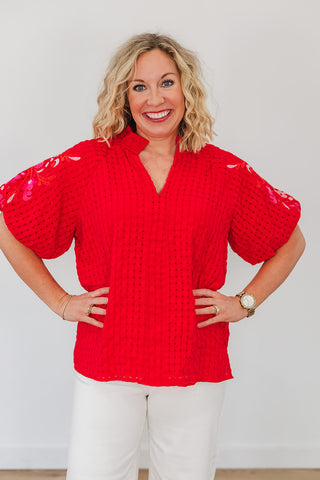 Havannah Top - Red
